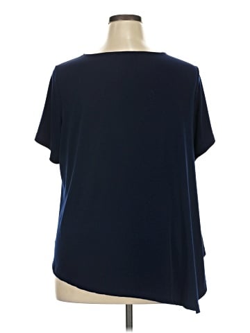 Susan Graver Short Sleeve Top (view 2)