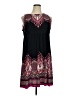 Apt. 9 Paisley Black Casual Dress Size XL - photo 1