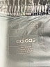 Adidas 100% Recycled Polyester Print Silver Athletic Shorts Size 14 - photo 3