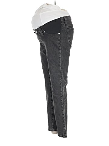 Madewell Maternity Side-Panel Perfect Vintage Jeans in Lunar Wash (view 1)