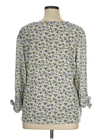 Ann Taylor Factory 3/4 Sleeve T-Shirt (view 2)