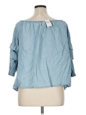 Lane Bryant 3/4 Sleeve Blouse (view 2)