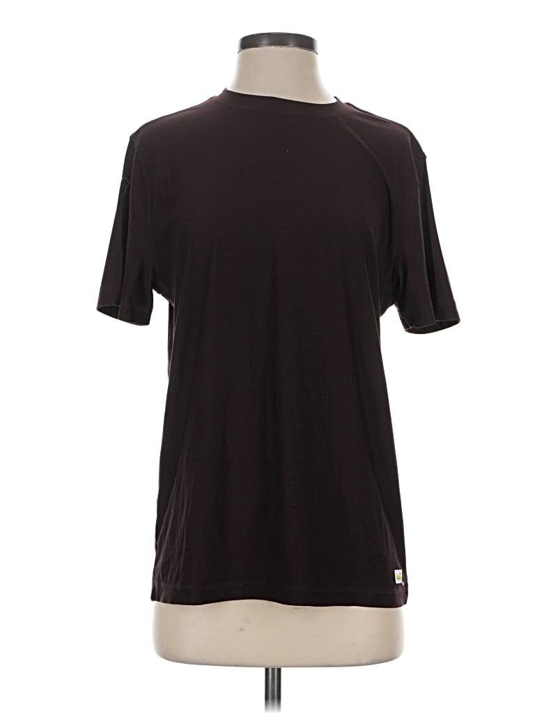 Pre-owned Vuori Short Sleeve T-shirt In Brown