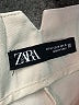 Zara Solid Ivory Casual Pants Size M - photo 7