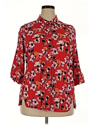 Woman Within 3/4 Sleeve Blouse (view 1)