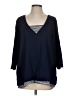 Lauren by Ralph Lauren Blue Pullover Sweater Size S - photo 1