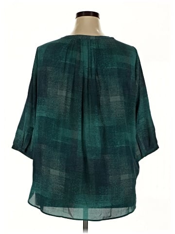 Woman Within 3/4 Sleeve Blouse (view 2)