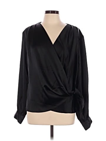 Aqua 3/4 Sleeve Blouse (view 1)