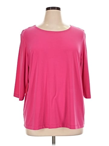 Maggie Barnes 3/4 Sleeve Top (view 1)
