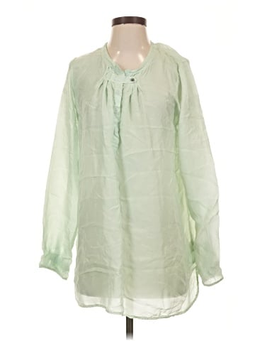Pete & Greta Johnny Was 3/4 Sleeve Silk Top (view 1)