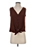 Sanctuary Brown Sleeveless Blouse Size XS - photo 1