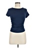 Shein Blue Short Sleeve Top Size 6 - photo 1