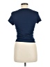 Shein Blue Short Sleeve Top Size 6 - photo 2