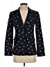 Boden 100% Polyester Polka Dots Blue Blazer Size 2R - photo 1