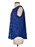 Vince Camuto Solid Blue Tank Top Size S - photo 5