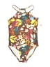 Carter's Floral Brown One Piece Swimsuit Size 12 - photo 1