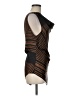 H&M 100% Polyester Brown Sleeveless Blouse Size M - photo 4