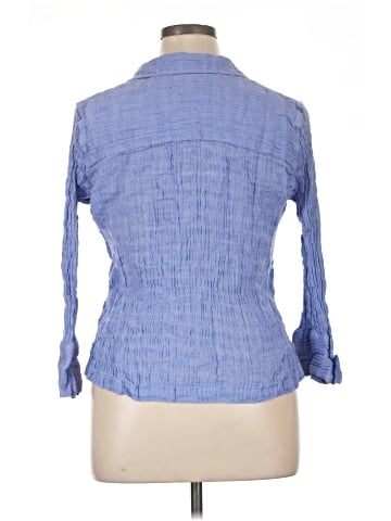 French Laundry 3/4 Sleeve Button-Down Shirt (view 2)