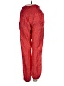 Hatch Paisley Floral Solid Pink Red Casual Pants Size Sm Maternity (1) - photo 2