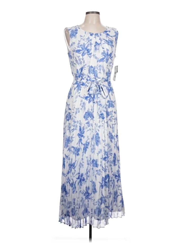Pre-owned Sandra Darren Casual Dress In Blue