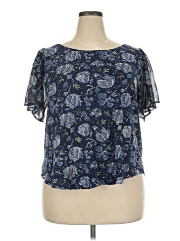 Lucky Brand Short Sleeve Blouse (view 1)