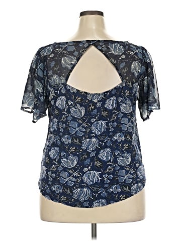 Lucky Brand Short Sleeve Blouse (view 2)