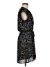 DR2 100% Polyester Print Black Casual Dress Size M - photo 4