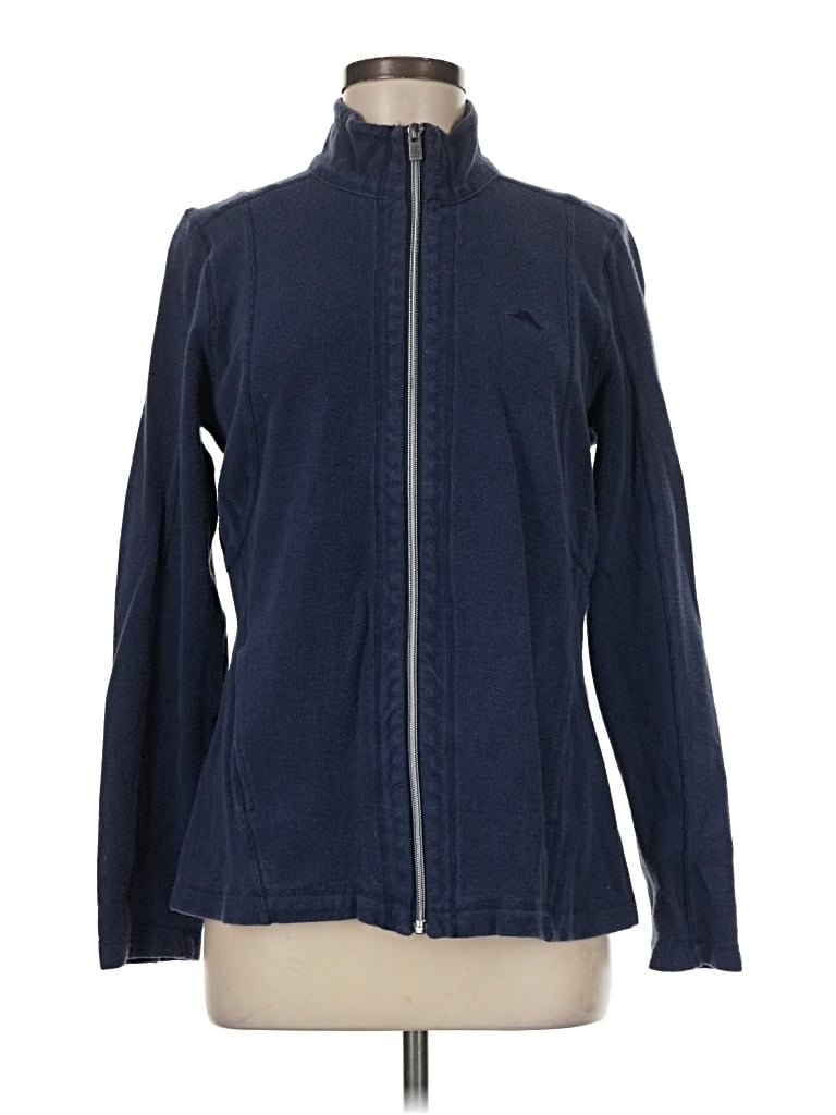 Pre-owned Tommy Bahama Cardigan Sweater In Blue