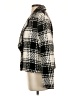 Karen Kane Plaid Black Ivory Coat Size S - photo 5