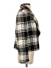 Karen Kane Plaid Black Ivory Coat Size S - photo 4