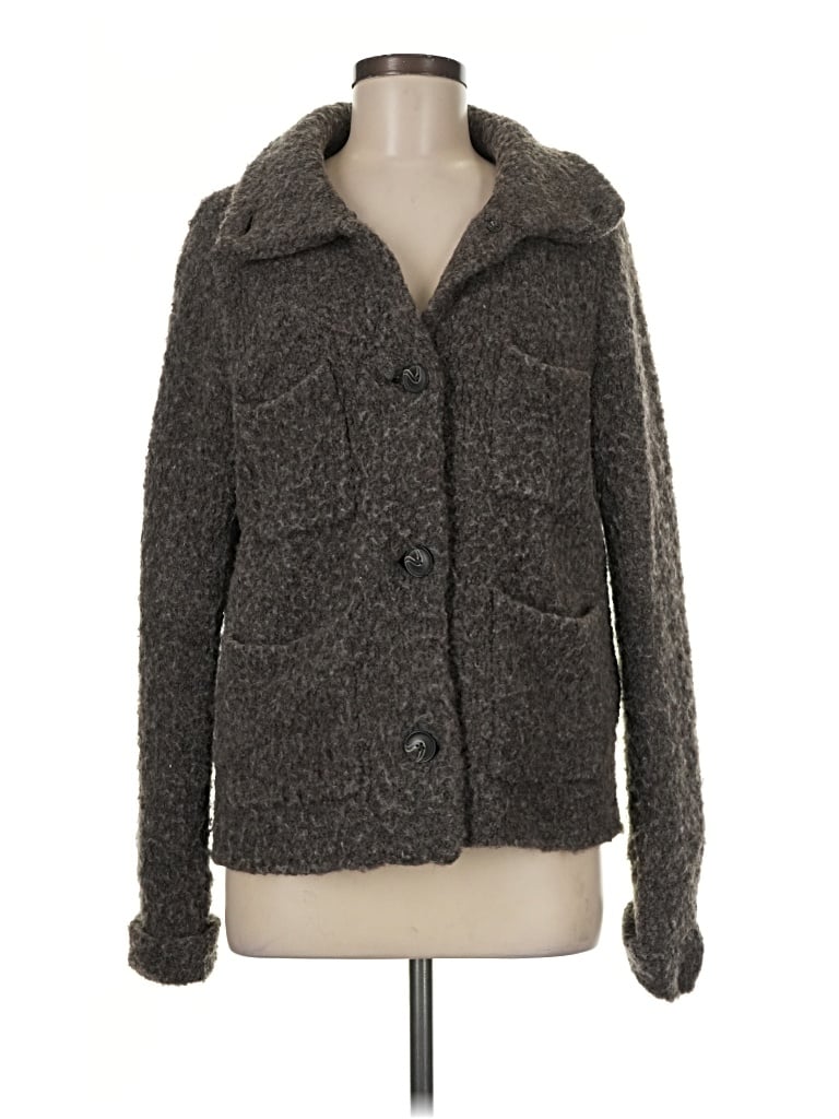 Pre-owned Wallace Cardigan Sweater In Gray
