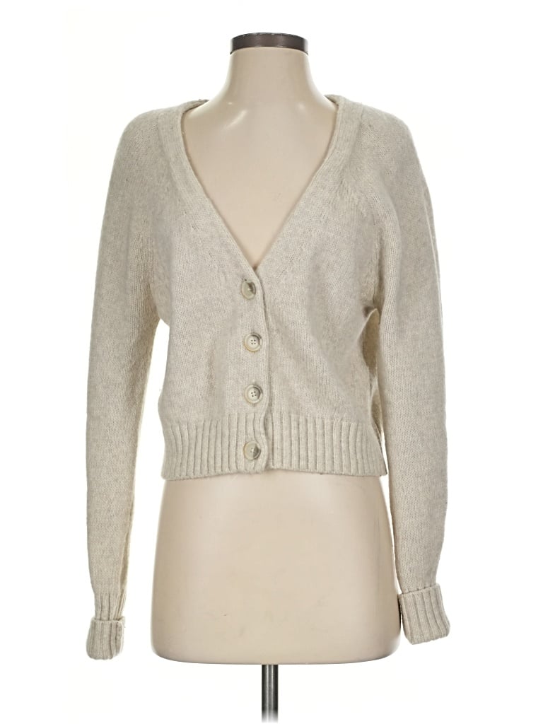 Pre-owned Wilfred Cardigan Sweater In Ivory