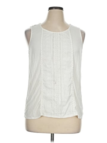 Skies Are Blue Sleeveless Blouse (view 1)