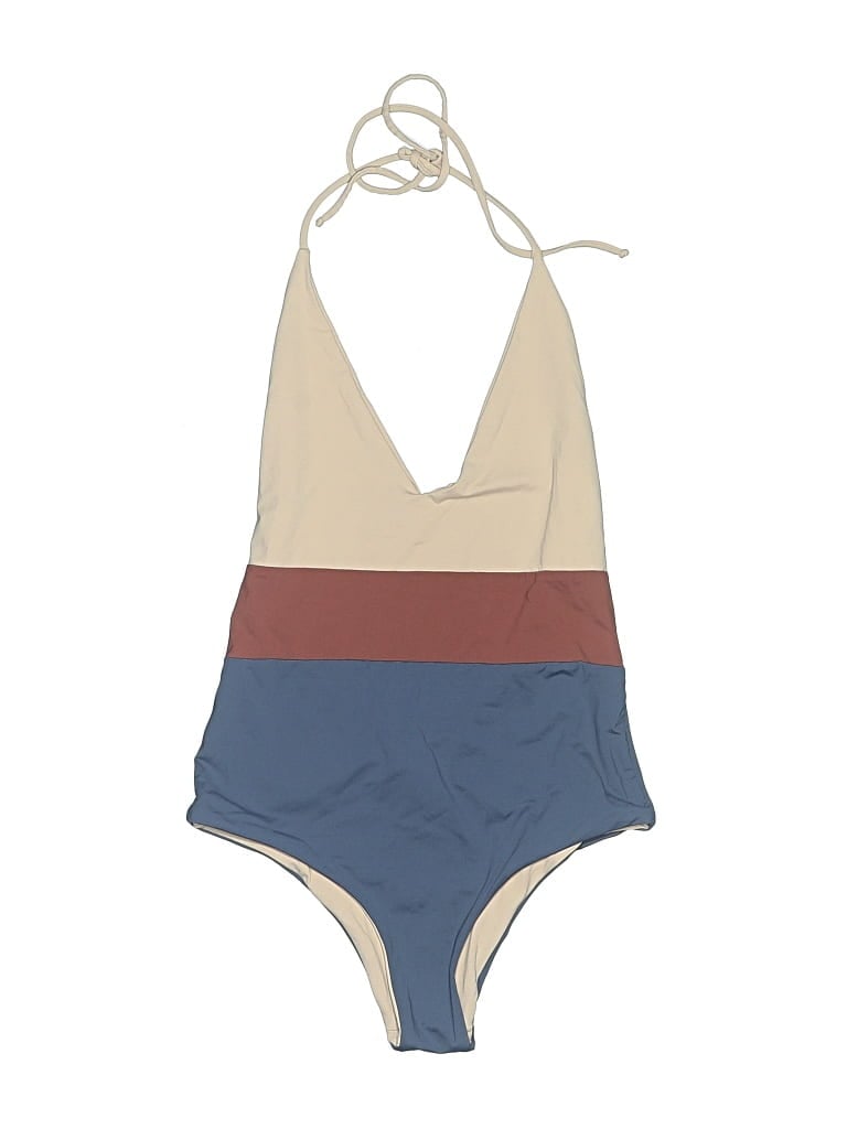 Pre-owned Tavik One Piece Swimsuit In Blue