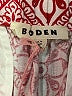 Boden 100% Linen Print Red Linen Pants Size 10 - photo 7