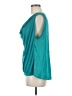 Robert Rodriguez 100% Polyester Teal Sleeveless Blouse Size M - photo 5