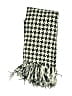 Merona 100% Polyester Houndstooth Black Scarf One size - photo 2