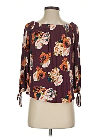 Peppermint 3/4 Sleeve Blouse (view 1)