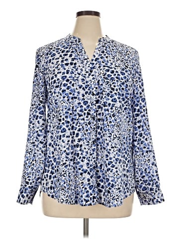 Jones New York Long Sleeve Blouse (view 1)