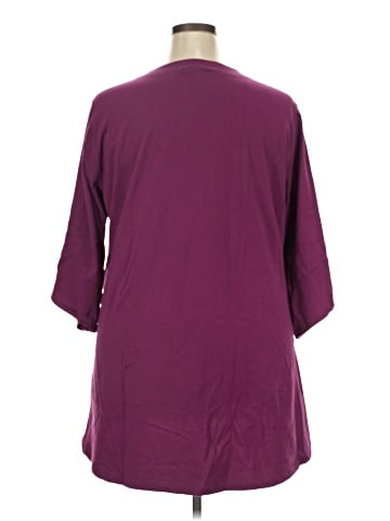 Bleu Bayou 3/4 Sleeve Blouse (view 2)