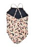 Gap Floral Pink One Piece Swimsuit Size L (kids) - photo 2