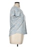 Nine West Blue Short Sleeve Top Size XL - photo 4