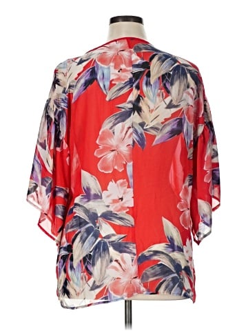 NY Collection Short Sleeve Blouse (view 2)