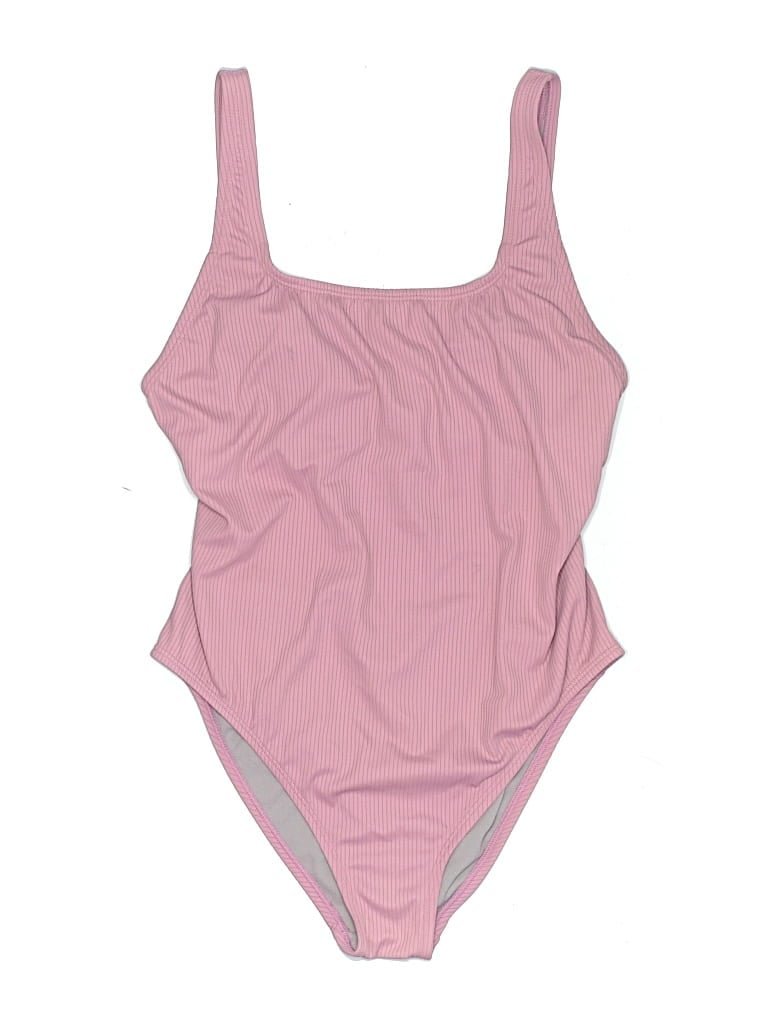 Pre-owned Speedo One Piece Swimsuit In Pink