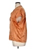Vince. 100% Silk Orange Short Sleeve Silk Top Size XL - photo 5