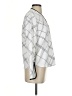 Vince Camuto 100% Polyester Argyle Silver Long Sleeve Blouse Size XS - photo 4