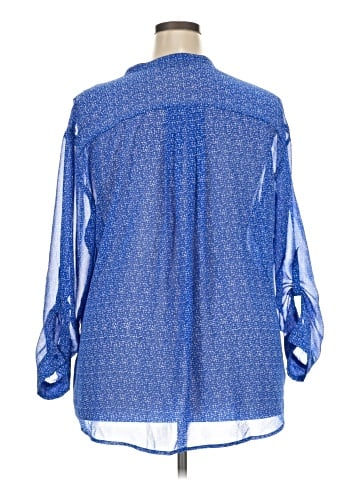 a.n.a. A New Approach 3/4 Sleeve Blouse (view 2)