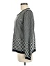 Banana Republic 100% Cotton Chevron-herringbone Black Pullover Sweater Size M - photo 5