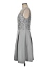 Studio One 100% Polyester Gray Cocktail Dress Size 8 - photo 5