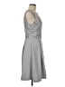 Studio One 100% Polyester Gray Cocktail Dress Size 8 - photo 4